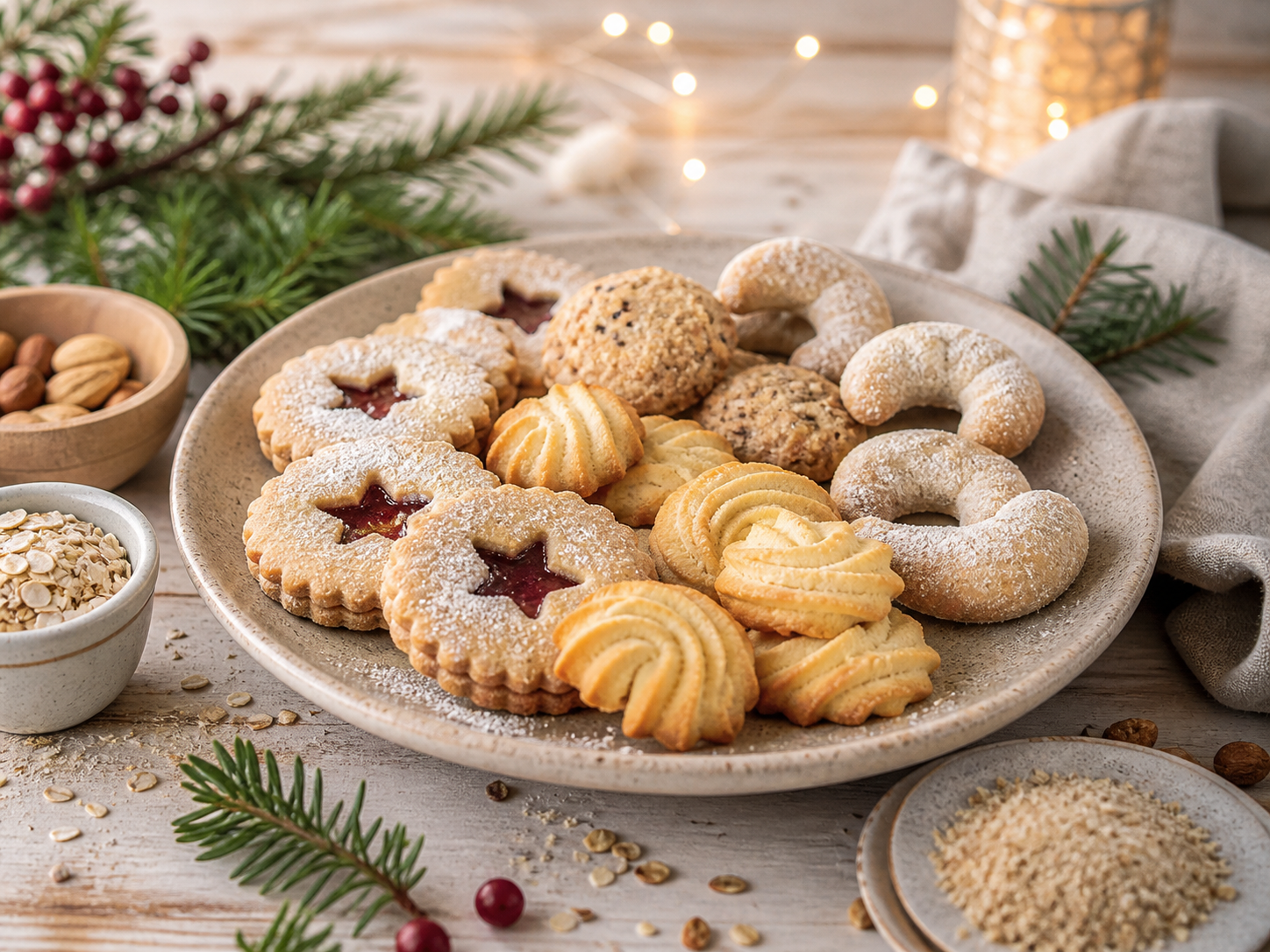 Kursbild zu Weihnachtsbäckerei: glutenfrei und ohne Industriezucker