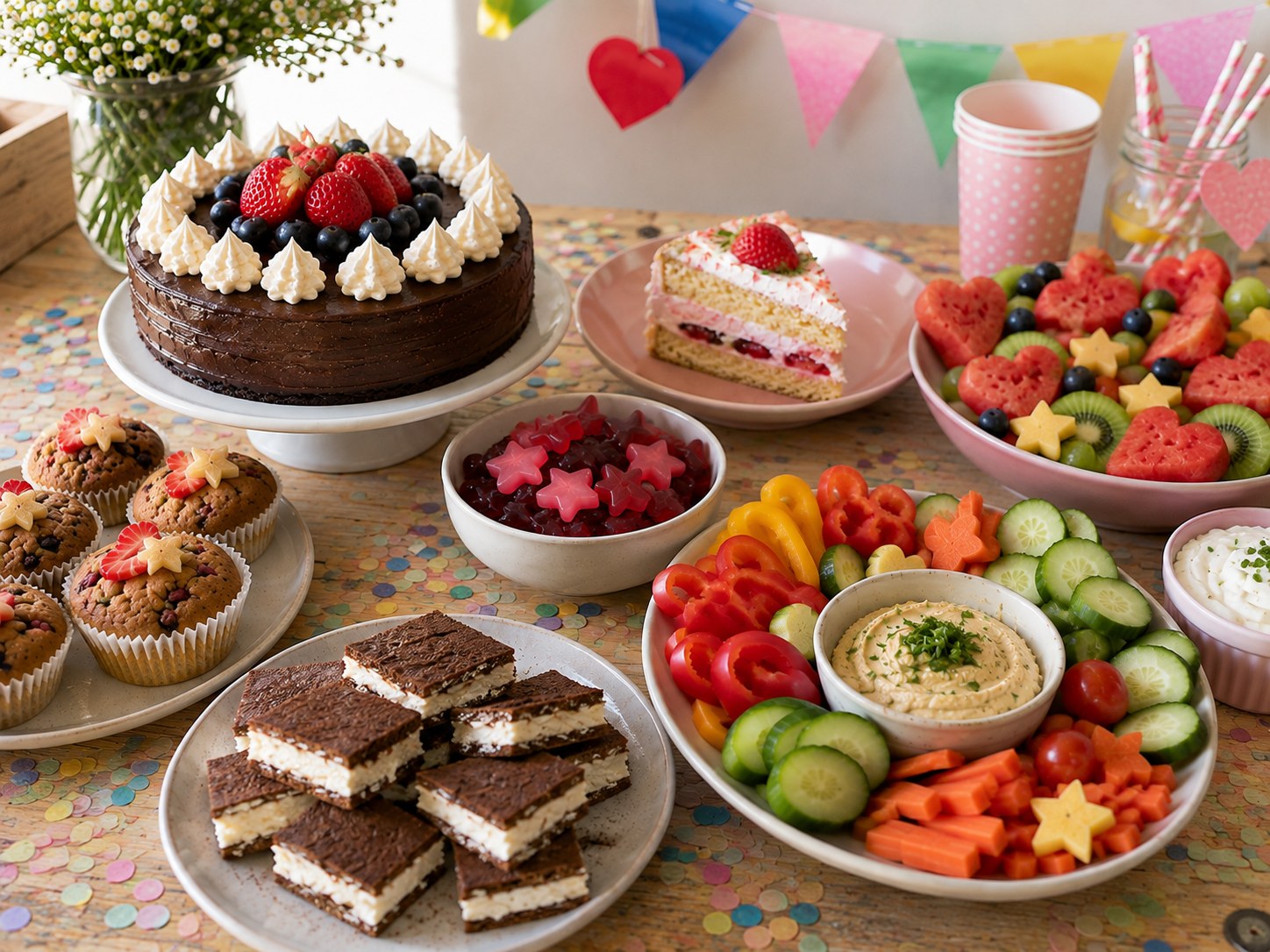 Kursbild zu Kindergeburtstagsbuffet ohne Zuckerschock
