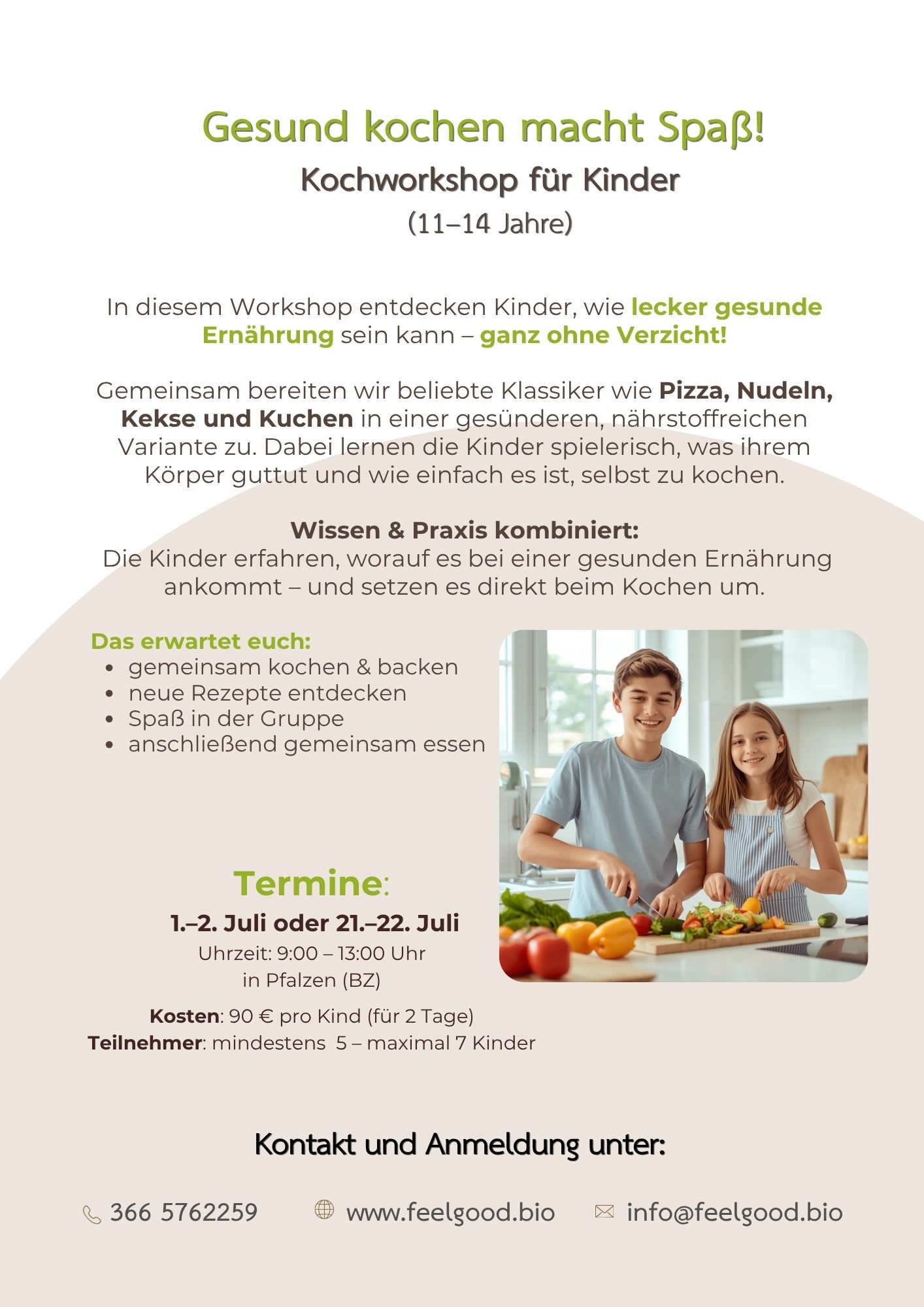 Sommerworkshop Mittelschüler 2026